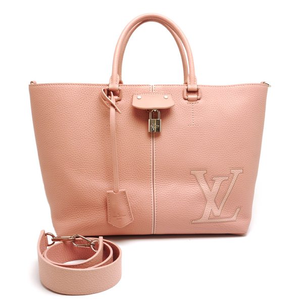 3sh0624 1 Louis Vuitton LV Pernelle Taurillon leather 2WAY tote bag pink