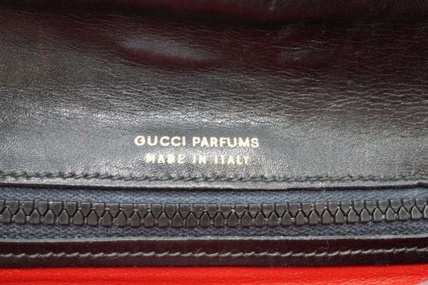 40004 8290k 10 Gucci Vintage Multi Card Case Accessory Pouch Sherry Line Canvas Black