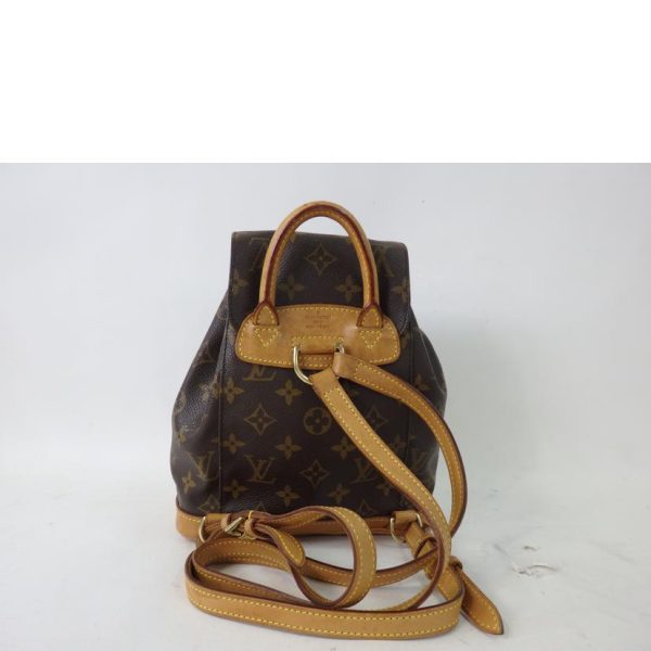 40079 2 Louis Vuitton Monsori PM Monogram Backpack Brown