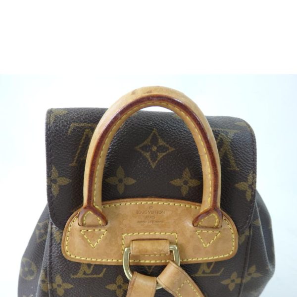 40079 6 Louis Vuitton Monsori PM Monogram Backpack Brown