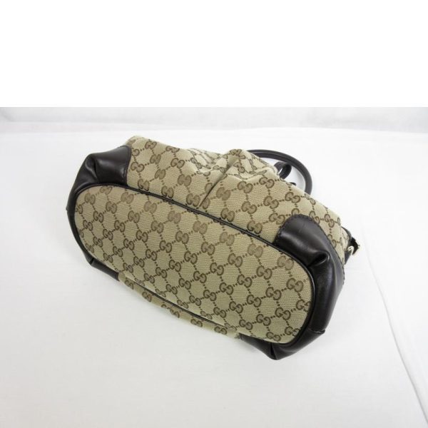 40101 3 Gucci GG Canvas Sookie Two Way Hand Diamante Bag