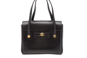 40114 8508h 1 LOEWE Amazona 28 Anagram Handbag Black