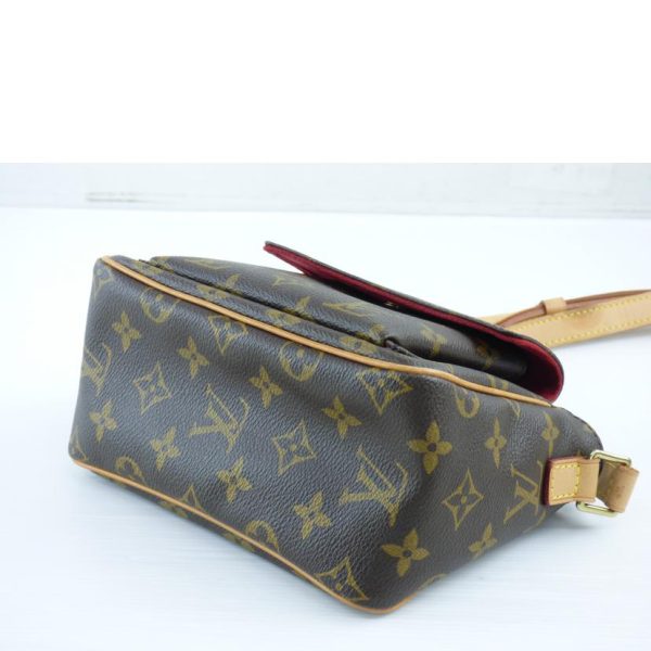 40129 3 Louis Vuitton Viva Cité PM Monogram Shoulder Bag Brown