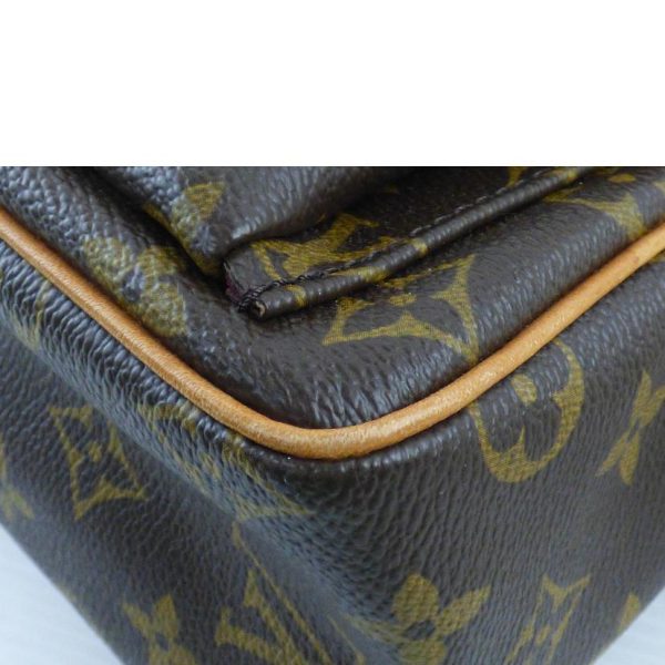 40129 6 Louis Vuitton Viva Cité PM Monogram Shoulder Bag Brown