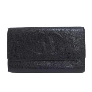 40136 1 Chanel Vertical Vanity Handbag Caviar Skin Black