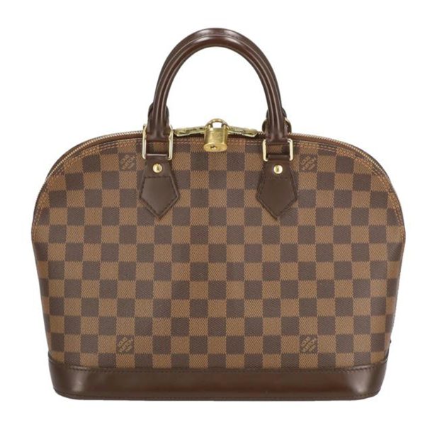 40195 1 Louis Vuitton Alma Damier Handbag Ebene