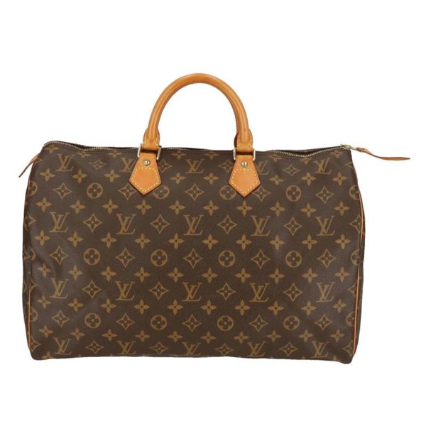 40209 1 LOUIS VUITTON Speedy 40 Handbag Monogram Brown