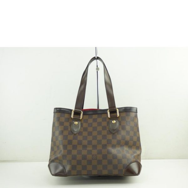 40266 2 Louis Vuitton Hampstead PM Damier Ebene Tote Bag Brown