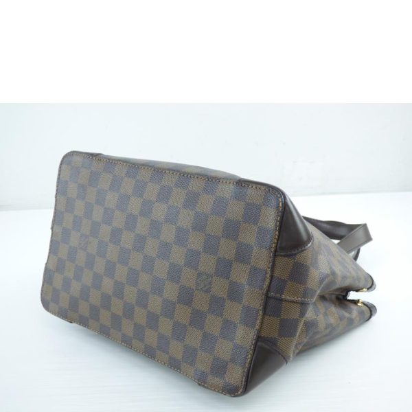 40266 3 Louis Vuitton Hampstead PM Damier Ebene Tote Bag Brown