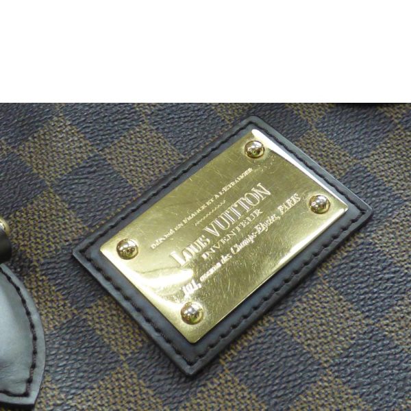 40266 7 Louis Vuitton Hampstead PM Damier Ebene Tote Bag Brown