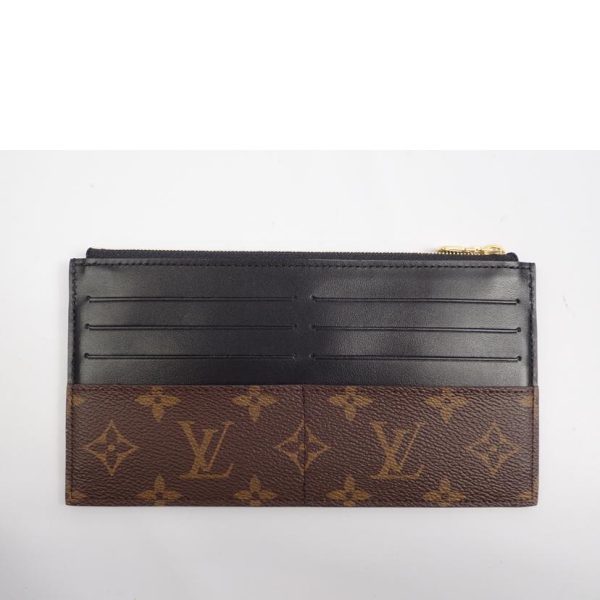 40289 2 Louis Vuitton Slim Purse Monogram Wallet Brown