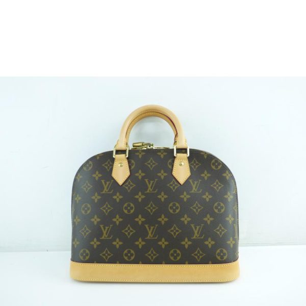 40341 2 Louis Vuitton Alma PM Monogram Handbag Brown