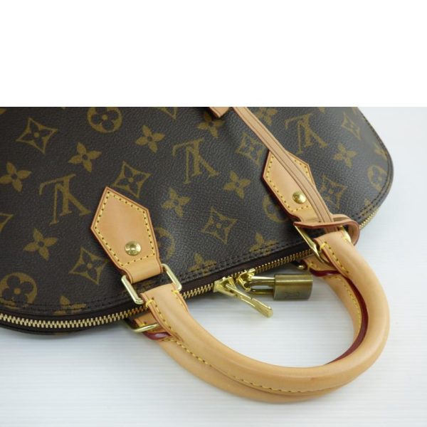 40341 4 Louis Vuitton Alma PM Monogram Handbag Brown