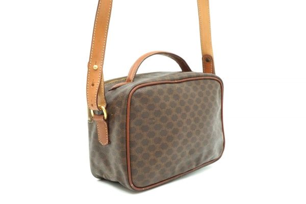 40376 8672h 3 Celine Vintage 2way Handbag Macadam Triomflogo Brown