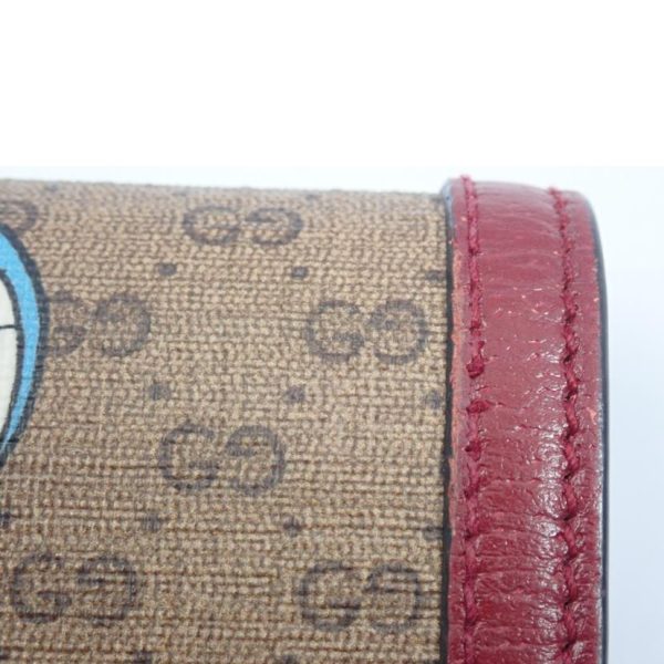 40408 14 GUCCI Mini GG Supreme Doraemon Compact Wallet