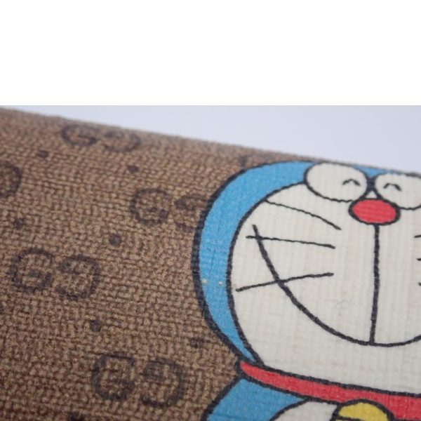 40408 9 GUCCI Mini GG Supreme Doraemon Compact Wallet