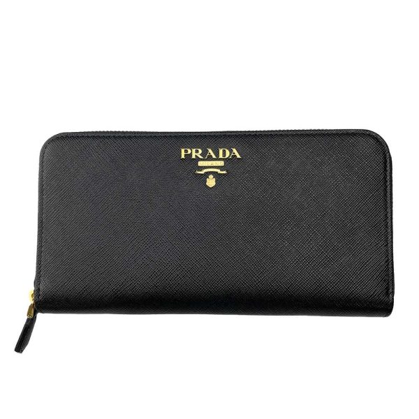 40432335 Prada Long Wallet Saffiano Metal Nero