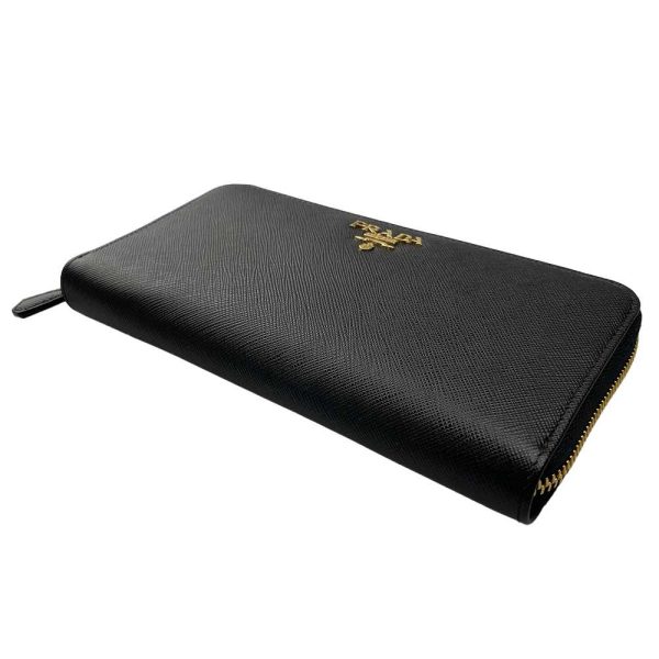 40432335c Prada Long Wallet Saffiano Metal Nero