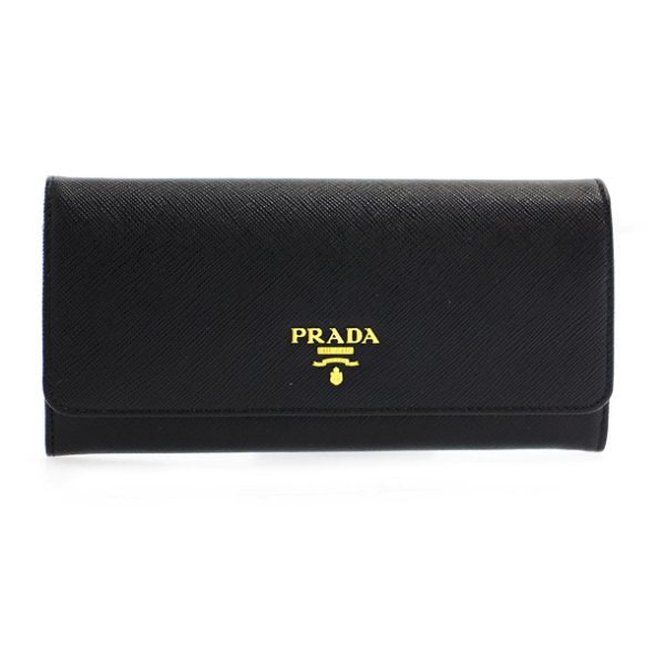 40432366 Prada Long Wallet Saffiano Metal Nero