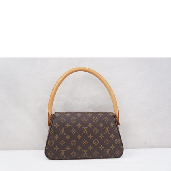 40461 2 Louis Vuitton Mini Looping Monogram Bag Brown