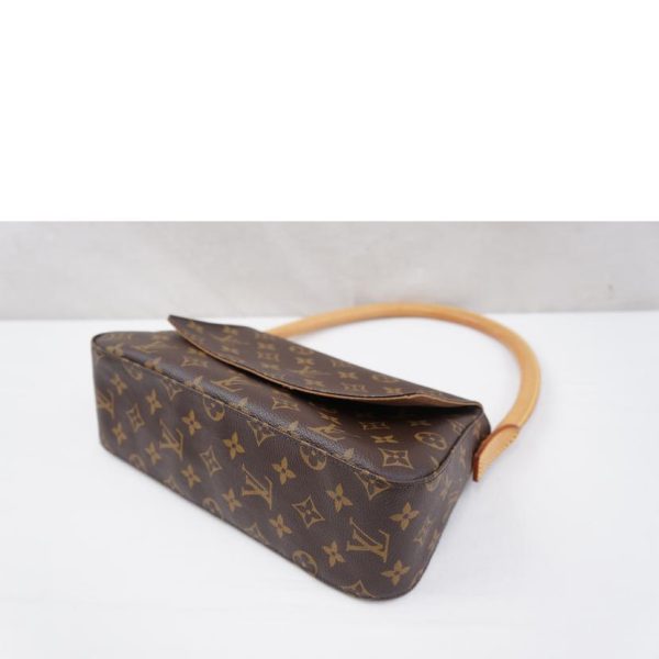 40461 4 Louis Vuitton Mini Looping Monogram Bag Brown