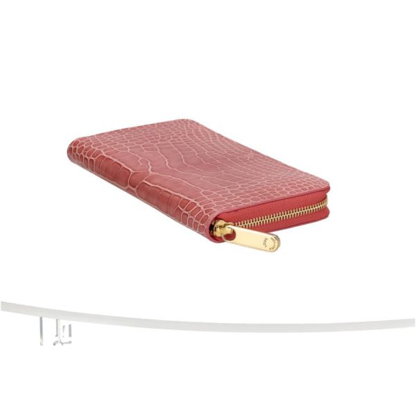 40518 5 Louis Vuitton Zippy Wallet Alligator Wallet Pink