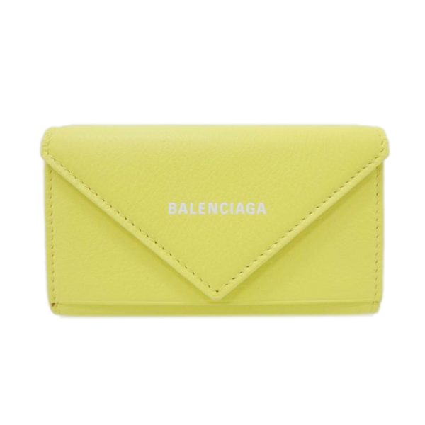 40559 1 Balenciaga 6 Row Leather Key Case Black