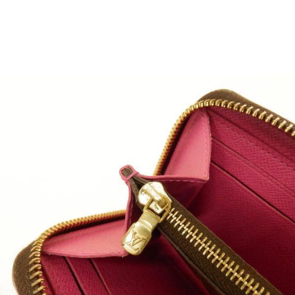 40566 8 Louis Vuitton Portefeuil Clemence Wallet Flower Charm