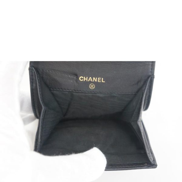 40627 4 Chanel Coin Case Bag Black