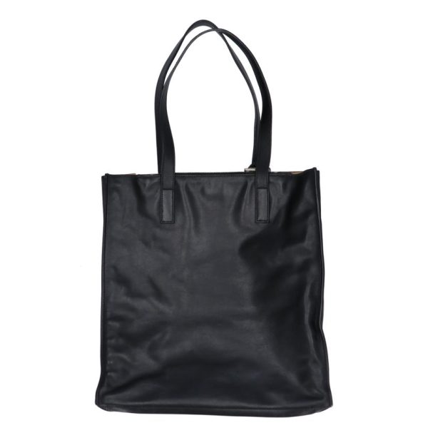 40631 2 Prada Soft Calf Tote Bag Black