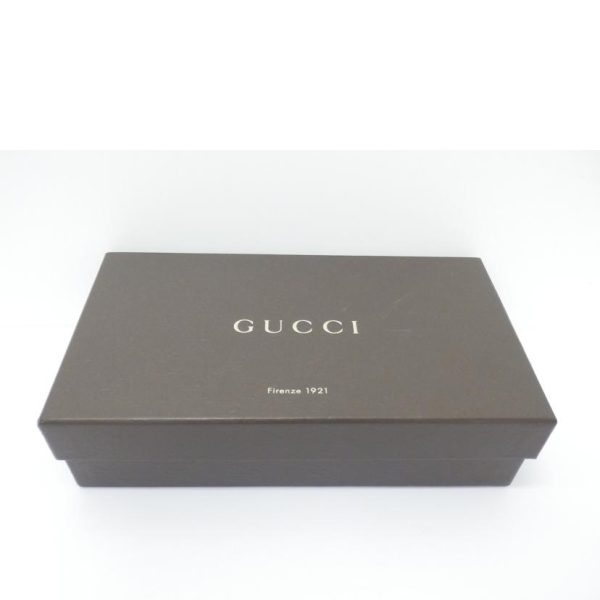 40634 6 Gucci GG Canvas W Hook Long Wallet Beige