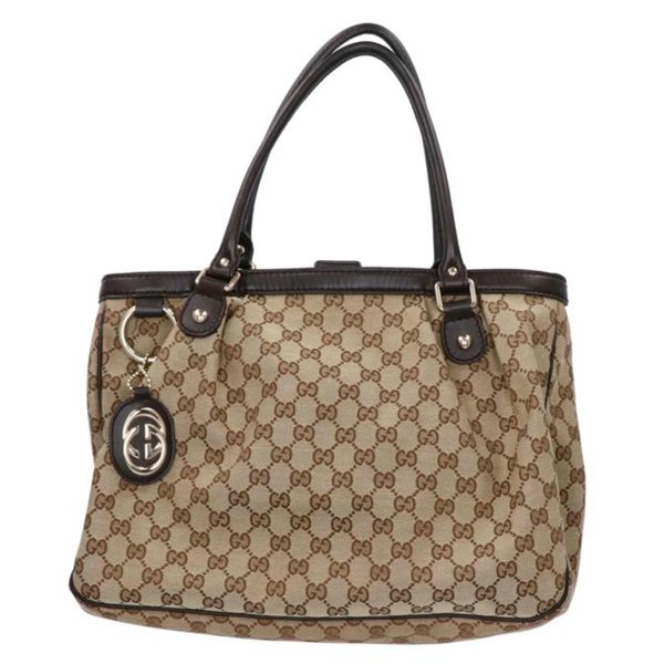 40655 1 GUCCI Sookie GG Canvas Tote Bag