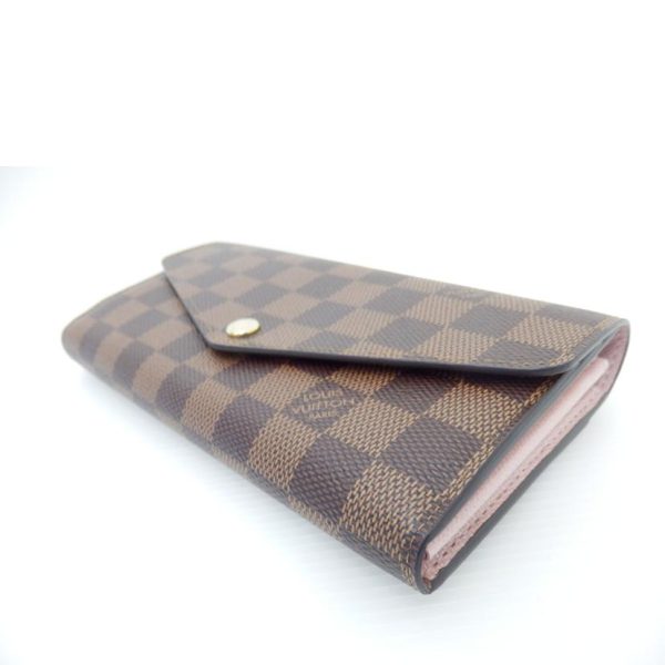 40658 3 Louis Vuitton Portefeuil Sala Wallet Damier Rose Ballerine