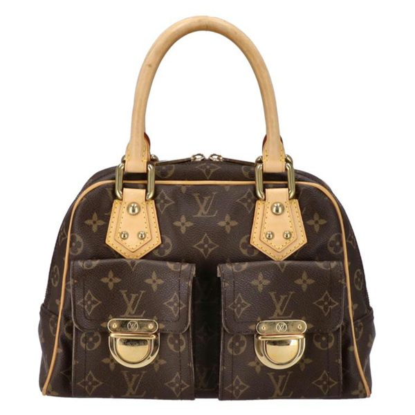 40662 1 Louis Vuitton Manhattan PM Tote Bag Brown