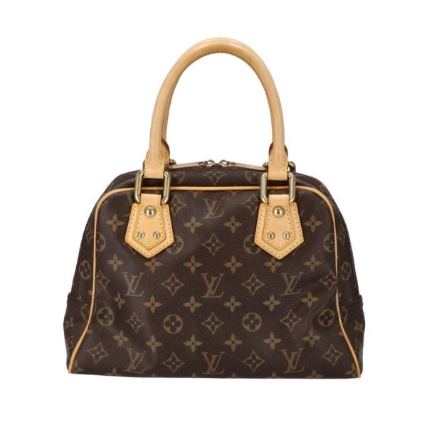 40662 2 Louis Vuitton Manhattan PM Tote Bag Brown