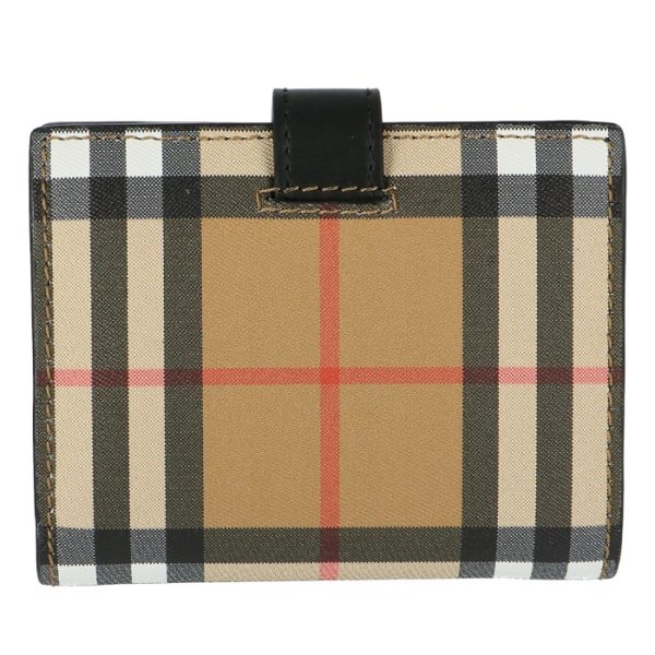 4073431 2 BURBERRY Vintage Check Leather Wallet Black