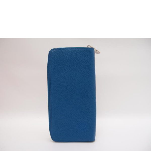 40745 2 Louis Vuitton Zippy Wallet Vertical Taurillon Blue