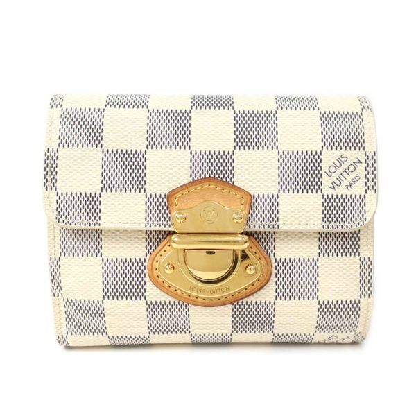 40815 1 Louis Vuitton Portefeuille Joy Wallet Damier Azur