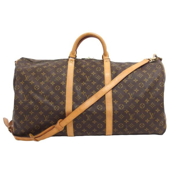 40877 1 Louis Vuitton Keepall Bandouliere 60 Duffle Bag Monogram