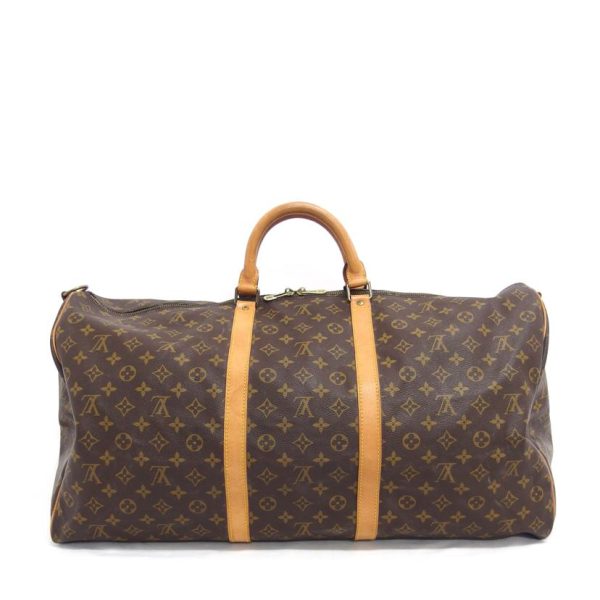 40877 2 Louis Vuitton Keepall Bandouliere 60 Duffle Bag Monogram