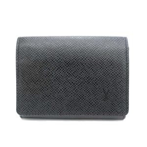 40907 1 Burberry Leather Card Case Black