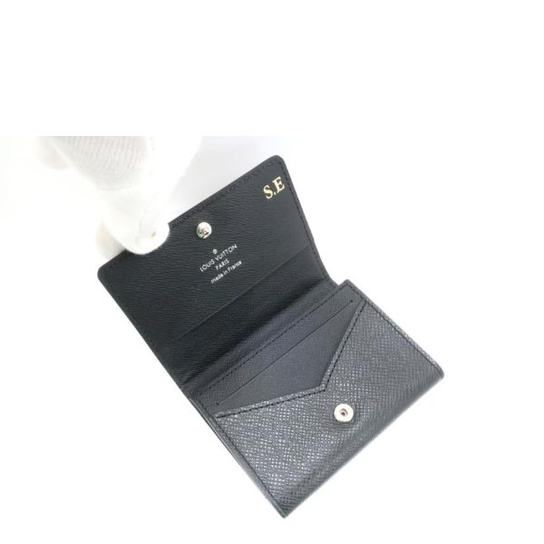 40907 5 Louis Vuitton Avanlop Carte de Vingit Business Card Holder Black