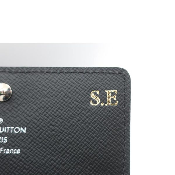 40907 6 Louis Vuitton Avanlop Carte de Vingit Business Card Holder Black