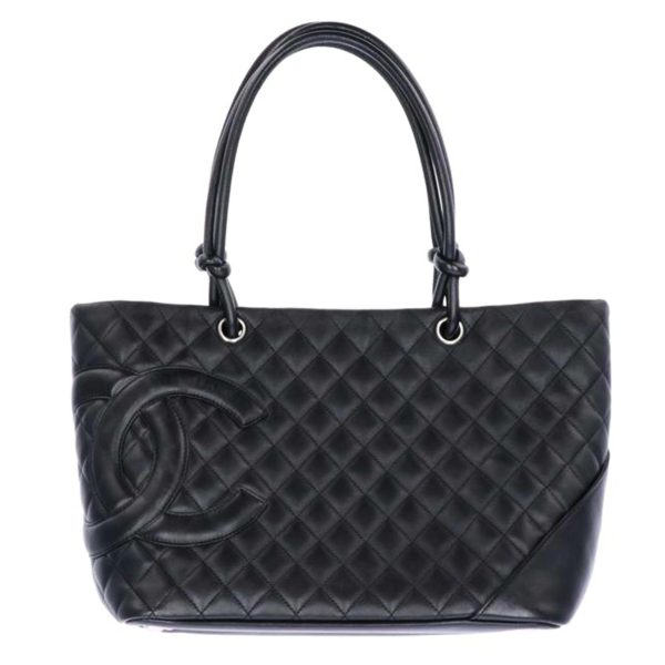 41003 1 Chanel Cambon Line Tote Bag Black