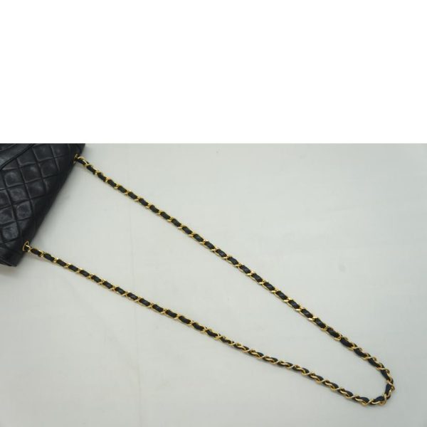 41062 4 Chanel Matelasse Chain Shoulder Bag Black