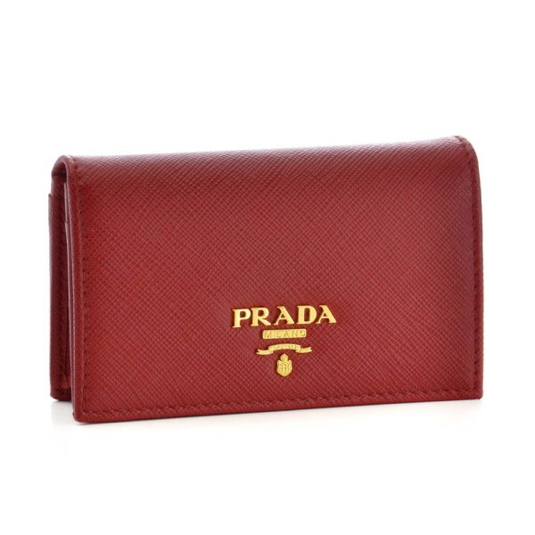 41111529 PRADA Card Case 1MC122 QWA 68Z SAFFIANO METAL