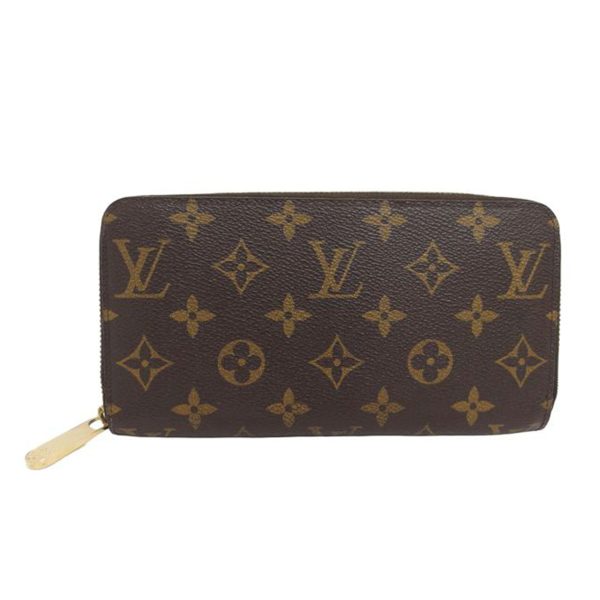 41133 1 Louis Vuitton Zippy Wallet Monogram Wallet Brown