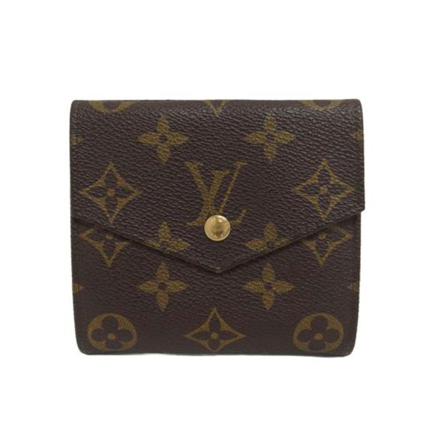 41171 1 Louis Vuitton Portomone Bier Cult Credit Monogram Wallet Brown