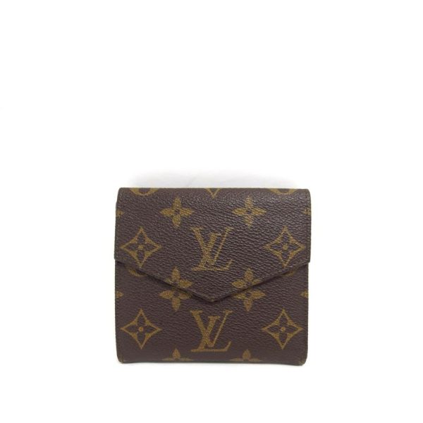 41171 2 Louis Vuitton Portomone Bier Cult Credit Monogram Wallet Brown