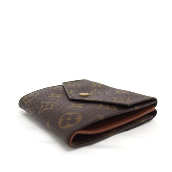 41171 3 Louis Vuitton Portomone Bier Cult Credit Monogram Wallet Brown